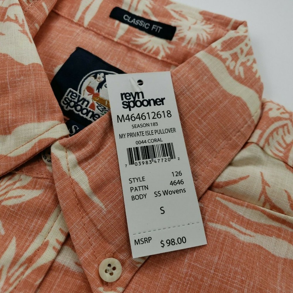 Reyn Spooner Mens Hawaiian Shirt Size Small My New - Picture 6 of 8